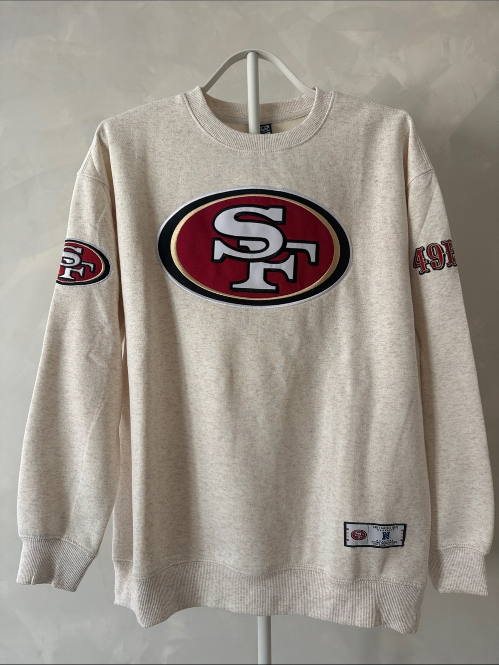 NWT NFL San Francisco 49ers Multi Logo Crewneck | M - Picture 11 of 12